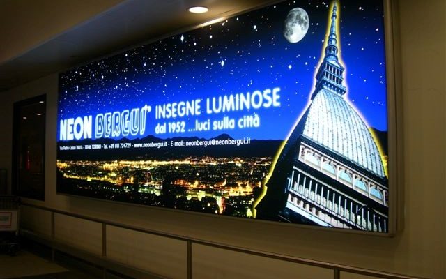 insegne luminose cassonetti luminosi